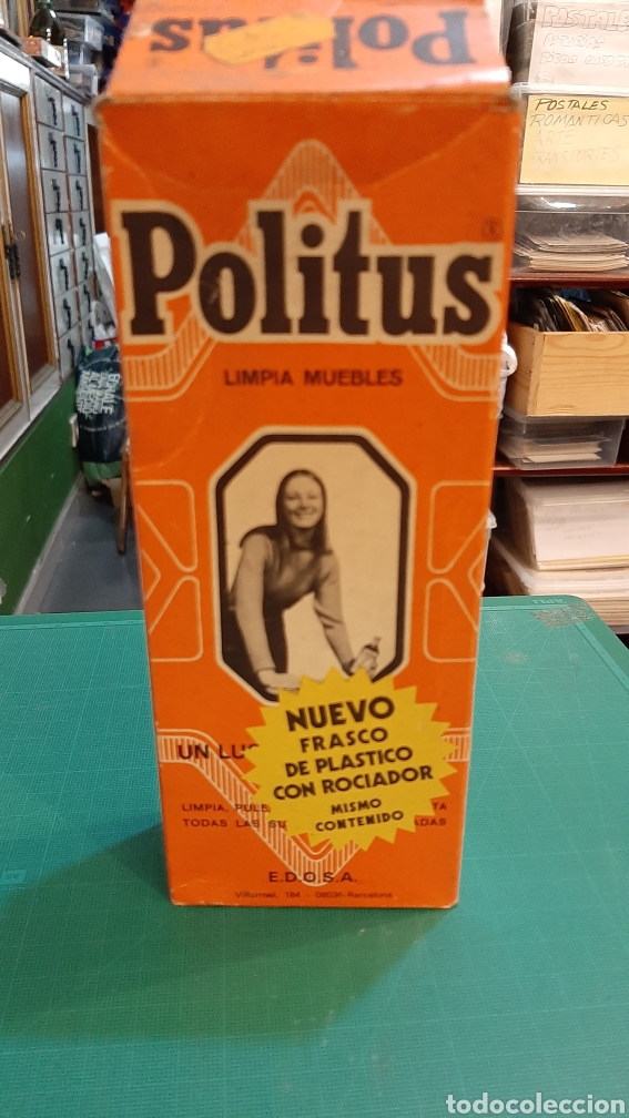 Collecting: POLITAS LIMPIA MUEBLE FRASCO VINTAGE BARCELONA COLECCIONISMO COLISEVM ANTIG&Uuml;EDADES
