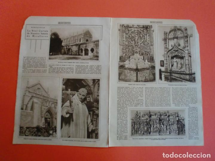 Collezionismo: REAL CARTUJA DE NUESTRA SE&Ntilde;ORA DE MIRAFLORES - MONUMENTO A GALD&Oacute;S EN LAS PALMAS - 1/10/1930