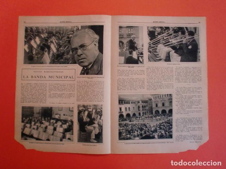 Coleccionismo: LA BANDA MUNICIPAL DE BARCELONA - NOTAS GRAFICAS DE ZARAGOZA - 13/3/1931