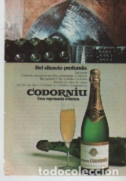 Coleccionismo: ANUNCIO PUBLICIDAD CAVA CODORNIU