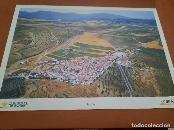 Sammelleidenschaft Papier: AGRON. GRANADA DESDE EL AIRE. TAMA&Ntilde;O A3. BUEN ESTADO. ALGO DIFICIL DE CONSEGUIR