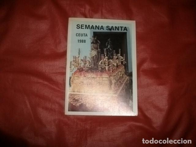 Coleccionismo: PROGRAMA SEMANA SANTA DE CEUTA 1988 - Foto 1