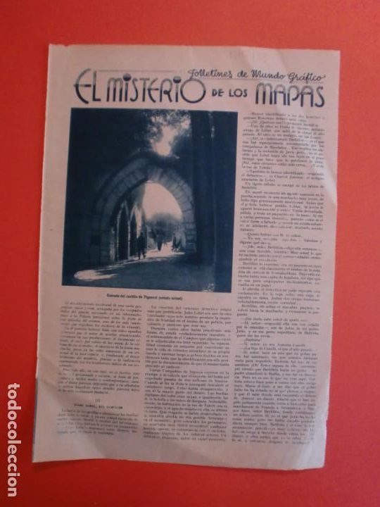 Sammelleidenschaft Papier: EL MISTERIO DE LOS MAPAS JULES LEBEL EL VAMPIRO PARIS - 13/12/1933