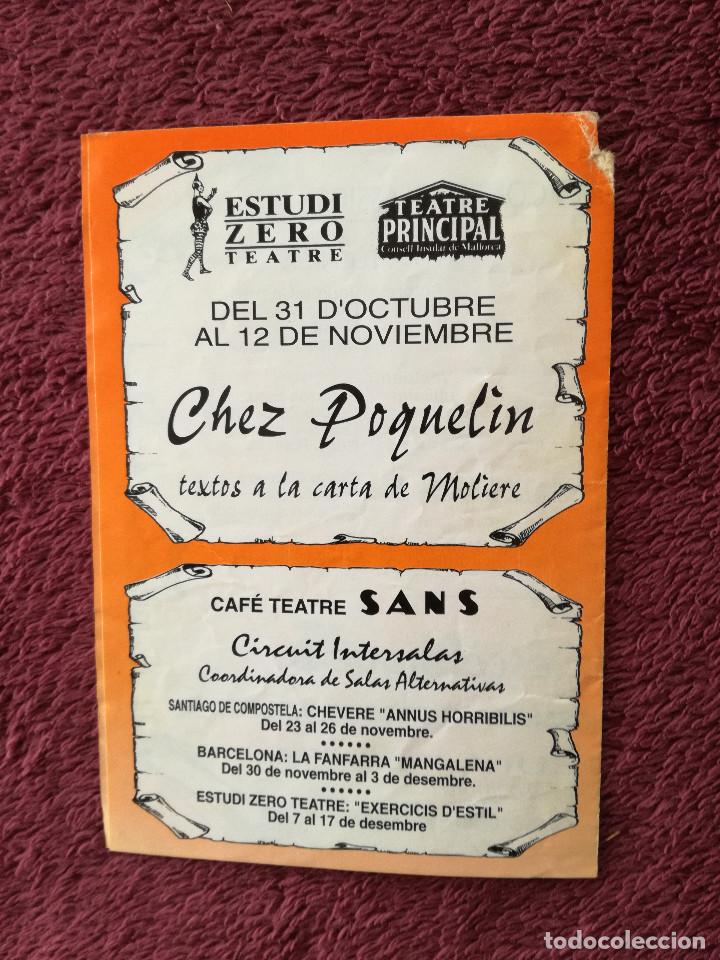 Coleccionismo: ESTUDI ZERO EL GRAN ESPECTACLE DELS CONTES CLASSICS - CAFE TEATRE SANS - Foto 3