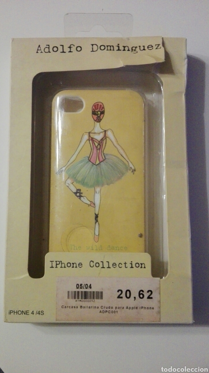 Coleccionismo: Carcasa para iPHONE 4/4S. Adolfo Dom&iacute;nguez. Bailarina, fondo beige.