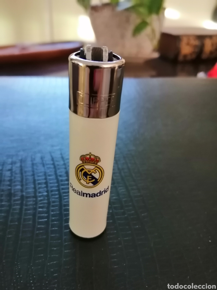 Coleccionismo: Mechero Clipper Real Madrid Escudo peque&ntilde;o