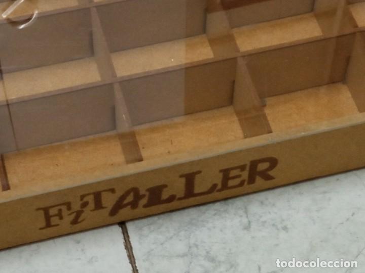 Coleccionismo: Cajon compartimentos con tapa metacrilato - Foto 3