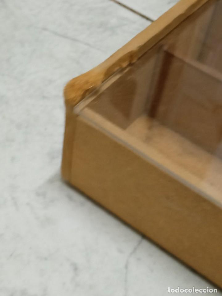 Coleccionismo: Cajon compartimentos con tapa metacrilato - Foto 6