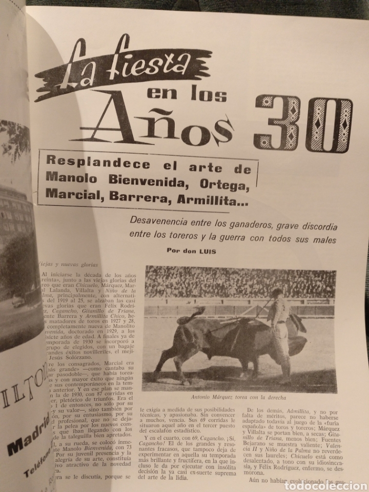 Coleccionismo: Programa especial toros corrida Prensa Madrid 1963 - Foto 3