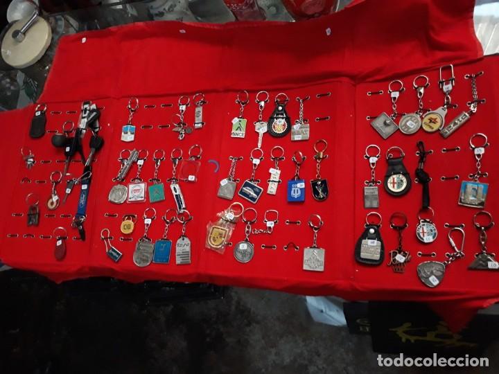 Coleccionismo: Lote de 50 llaveros vintage a&ntilde;os 80..90..nuevos de &eacute;poca.. valorados en 700 euros
