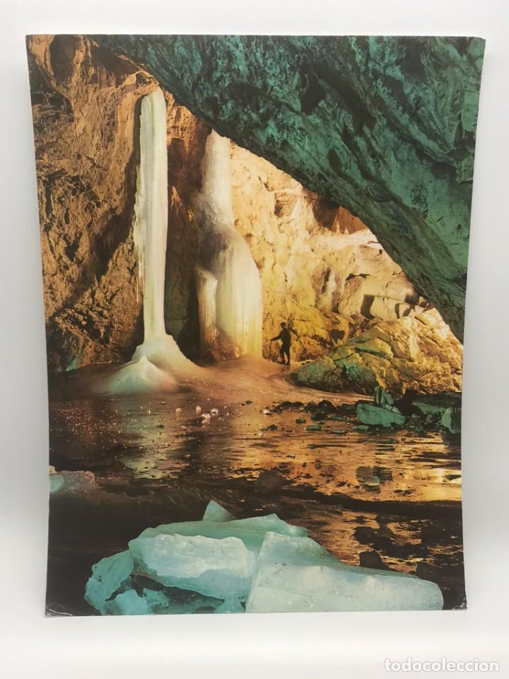 Coleccionismo: LAMINA DE LA GRUTA HELADA DE CASTERET - Foto 1
