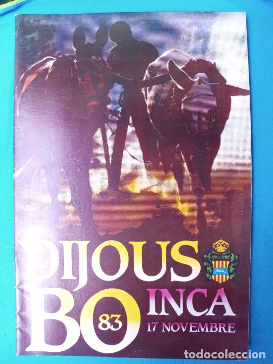 Coleccionismo: Dijous Bo - Inca 1983 - Foto 1