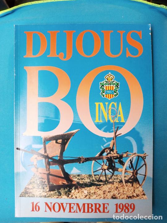 Coleccionismo: Dijous Bo - Inca 1989 - Foto 1