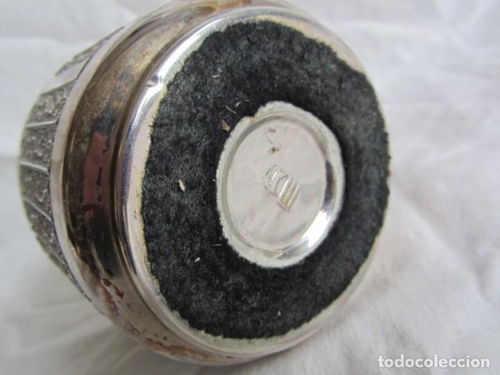 Coleccionismo: Pitillera de alpaca para cigarrillos - Foto 7
