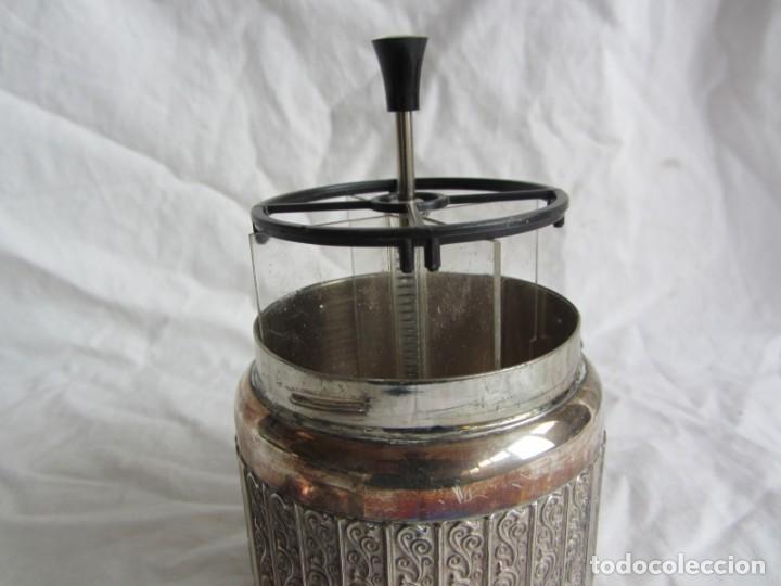 Coleccionismo: Pitillera de alpaca para cigarrillos - Foto 9