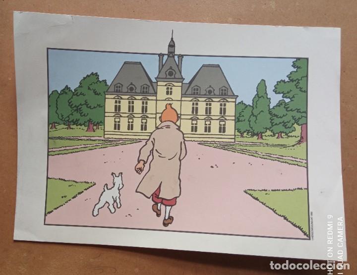 Coleccionismo: TINT&Iacute;N HERG&Eacute; LAMINA MOULINSART 1998