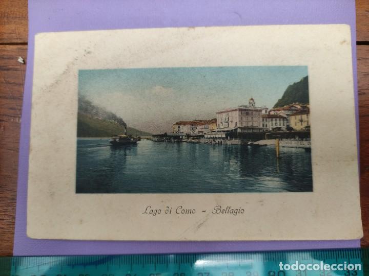Coleccionismo: Laminilla Lago de Como- Ballagio (marcas suciedad)