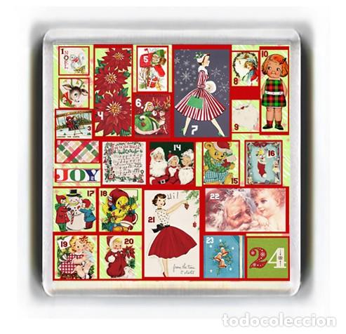 Collezionismo: IMAN ACRILICO NEVERA - NAVIDAD CALENDARIO