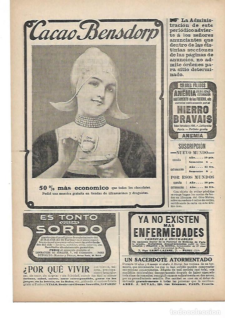 Collezionismo: A&Ntilde;O 1912 RECORTE PRENSA PUBLICIDAD CACAO BENSDORP