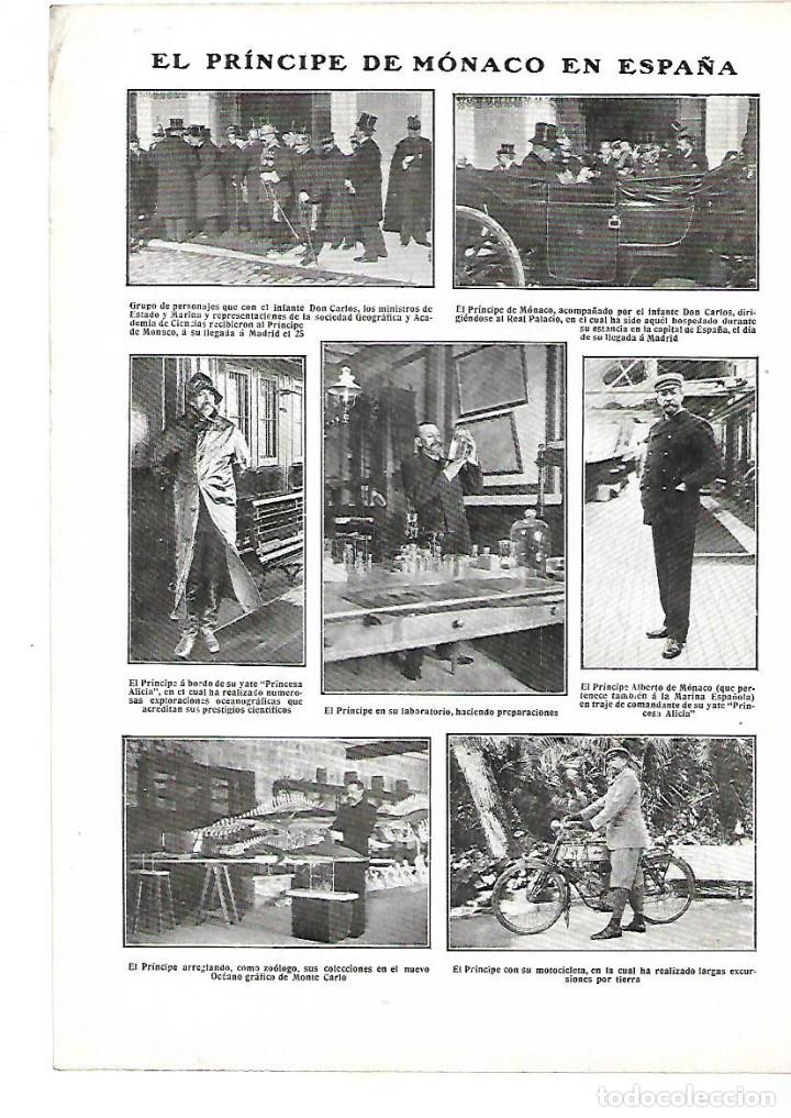 Collectionnisme: A&Ntilde;O 1912 PRINCIPE ALBERTO DE MONACO ZOOLOGO LABORATORIO OCANOGRAFICO MONTECARLO VISITA ESPA&Ntilde;A