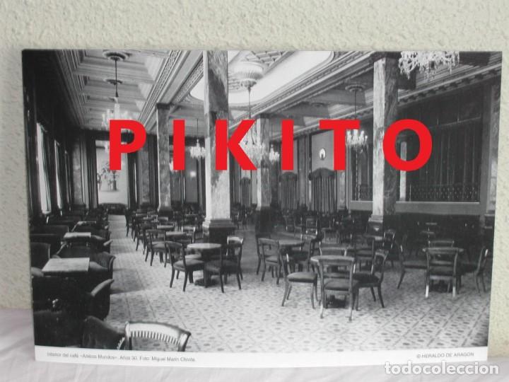 Coleccionismo: Fotograf&iacute;a COLECCI&Oacute;N HERALDO DE ARAG&Oacute;N - Interior del caf&eacute; * AMBOS MUNDOS*. A&ntilde;os 30.