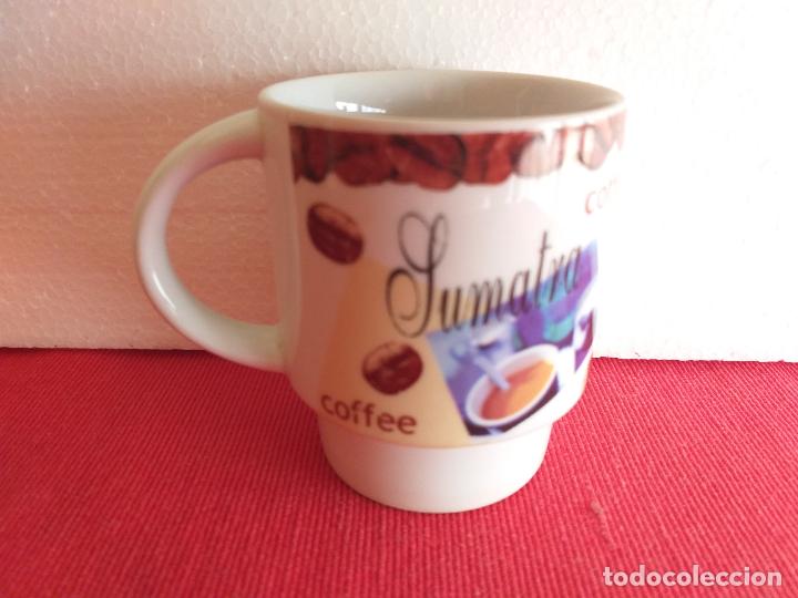 Coleccionismo: Taza de caf&eacute;. PUBLICITARIA de Caf&eacute; sumatra. Cer&aacute;mica.