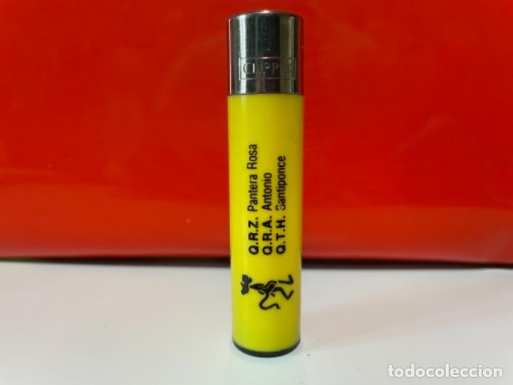 Coleccionismo: Mechero clipper vintage Dibujo de la pantera rosa
