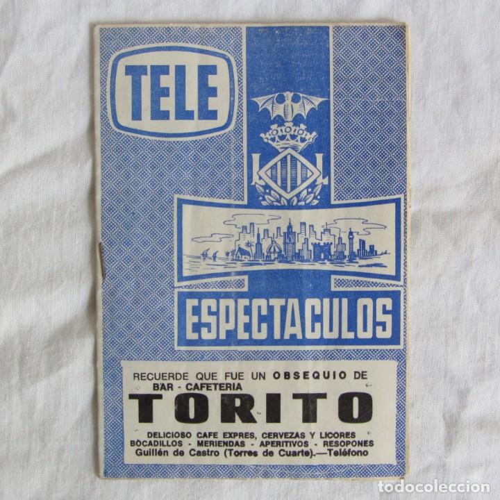 Colecionismo: Gu&iacute;a de Tele y espect&aacute;culos de Valencia, n&ordm; 245, 1971
