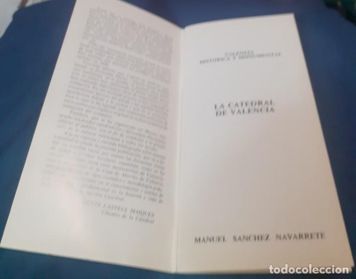 Coleccionismo: Folleto de la catedral de Valencia. ENV&Iacute;O GRATIS - Foto 2