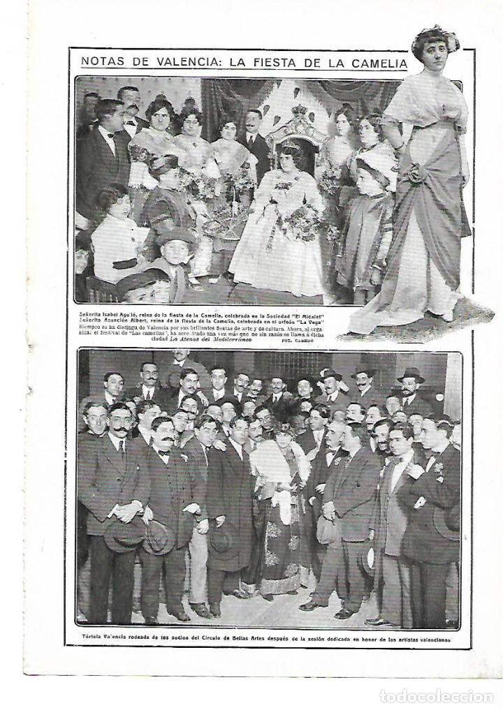 Collezionismo: A&Ntilde;O 1913 RECORTE PRENSA HOMENAJE A TORTOLA VALENCIA BAILARINA CIRCULO DE BELLAS ARTES