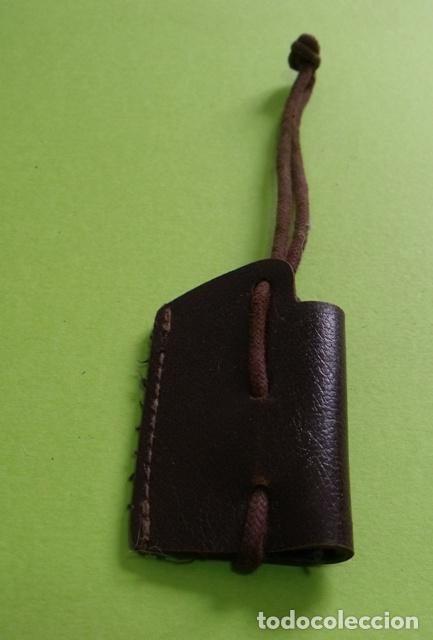 Coleccionismo: Funda Mechero Cuero - Artesanal - Foto 1