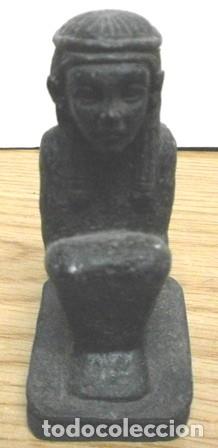 Coleccionismo: FIGURA DEL ANTIGUO EGIPTO EN RECINA, DE LA COLECCION EGIPTOMANIA. EGIP-09.