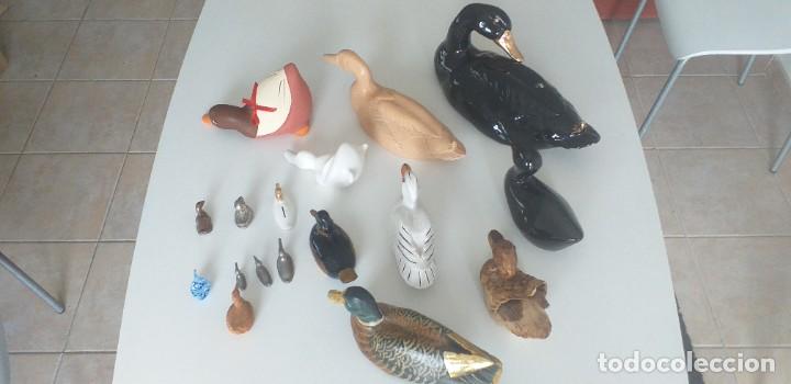 Coleccionismo: 17 patos. Varios materiales. - Foto 2