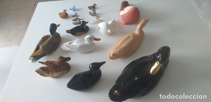 Coleccionismo: 17 patos. Varios materiales. - Foto 3