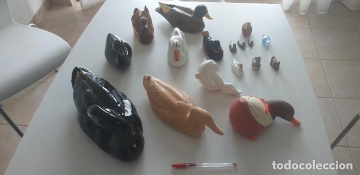 Coleccionismo: 17 patos. Varios materiales. - Foto 4