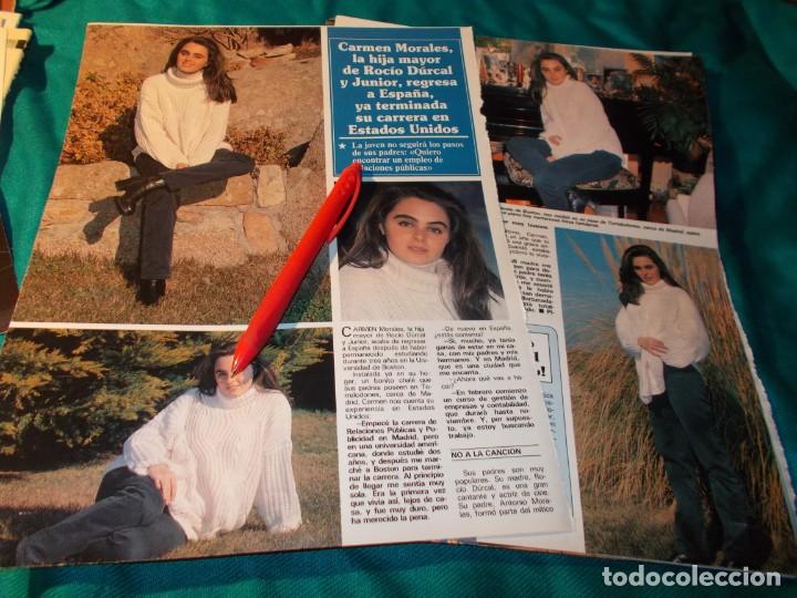 Coleccionismo: RECORTE : CARMEN MORALES, HIJA MAYOR DE ROCIO DURCAL. SEMANA, FBRO 1995(#)