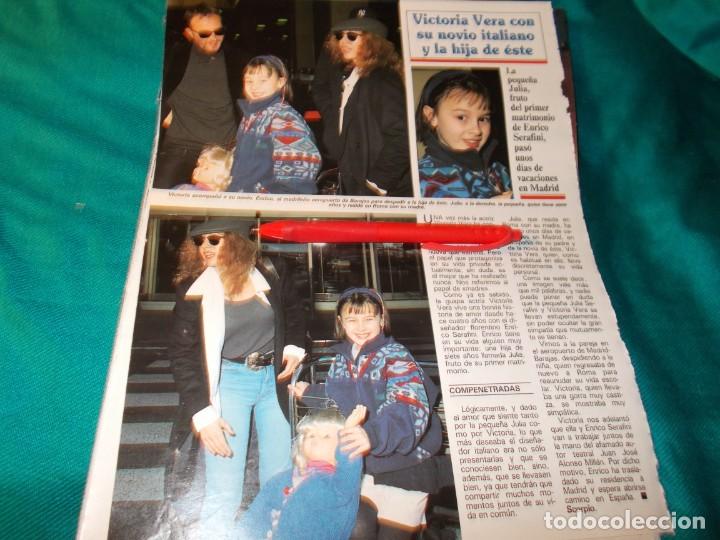 Collecting paper: RECORTE : VICTORIA VERA CON SU NOVIO ITALIANO. SEMANA, FBRO 1995(#)