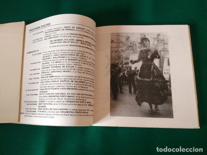 Coleccionismo: PROGRAMA FESTES DEL SANT CRIST BALAGUER 1989 - Foto 6
