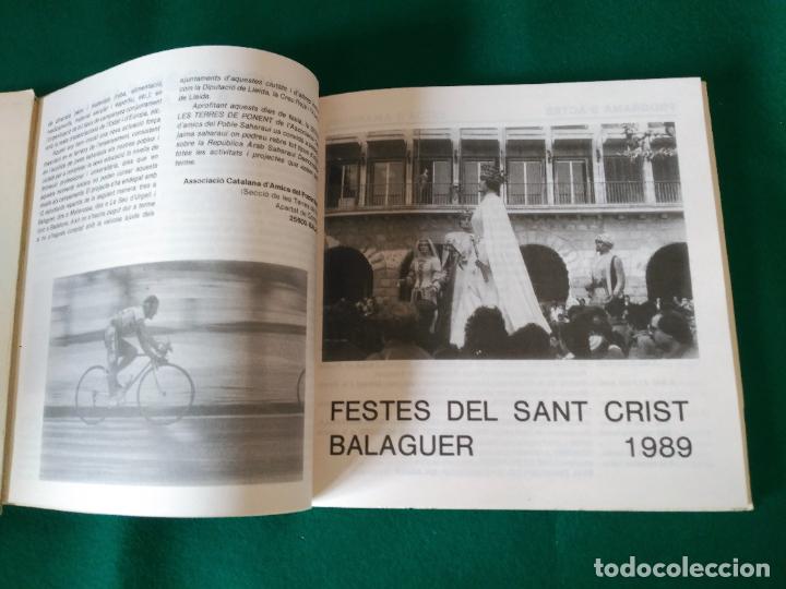 Coleccionismo: PROGRAMA FESTES DEL SANT CRIST BALAGUER 1989 - Foto 5