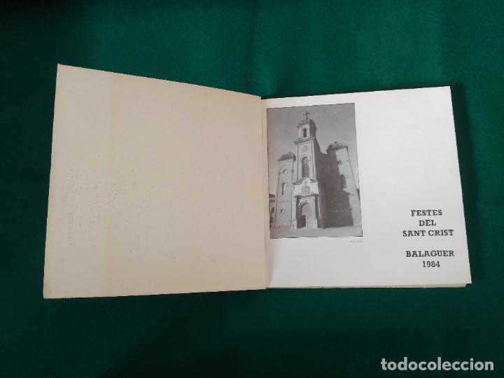 Coleccionismo: PROGRAMA FESTES DEL SANT CRIST BALAGUER 1984 - Foto 4