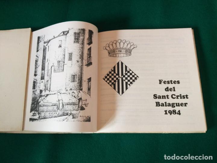 Coleccionismo: PROGRAMA FESTES DEL SANT CRIST BALAGUER 1984 - Foto 5