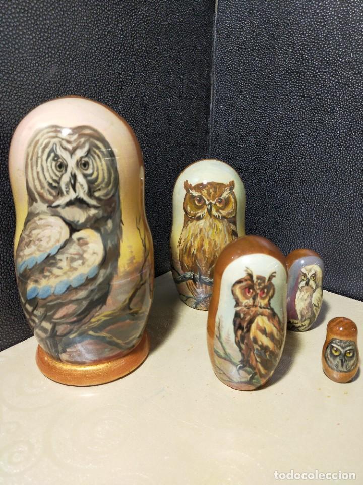 Coleccionismo: Coleccion de Buhos de madera - Foto 1