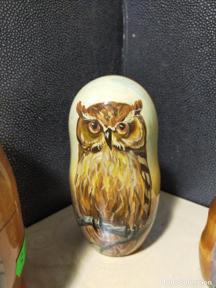 Coleccionismo: Coleccion de Buhos de madera - Foto 2