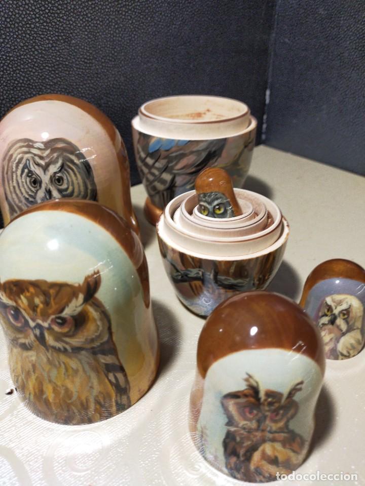 Coleccionismo: Coleccion de Buhos de madera - Foto 7