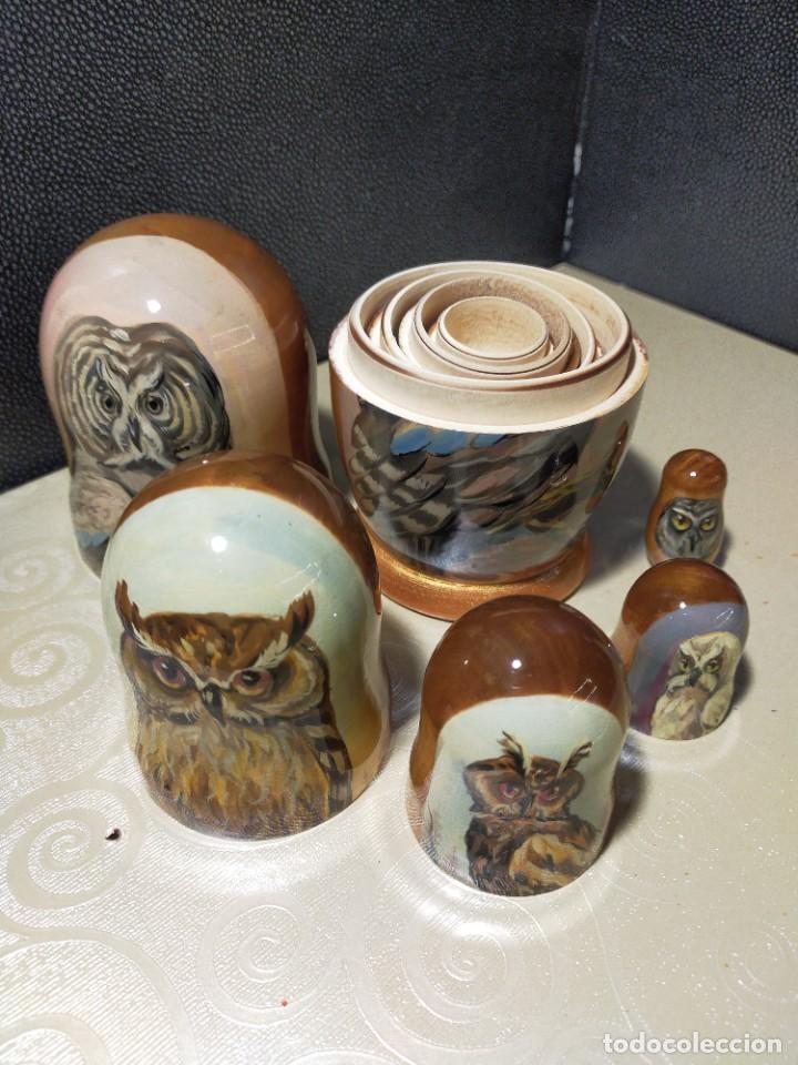 Coleccionismo: Coleccion de Buhos de madera - Foto 8