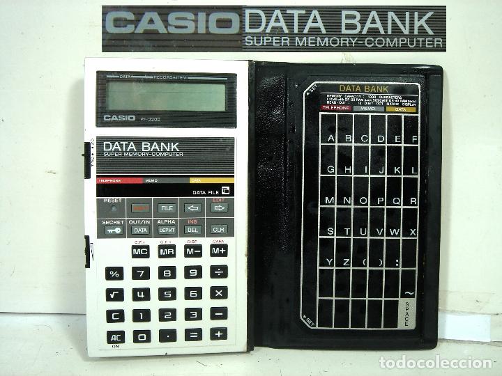 casio data bank pf-3200 -japan 1980 - antigua c - Acquista Altri oggetti di  collezione su todocoleccion