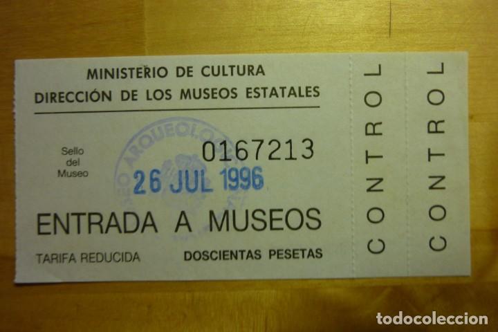 Sammelleidenschaft Papier: Entrada Museos Estatales Ministerio de Cultura - Turismo Monumentos