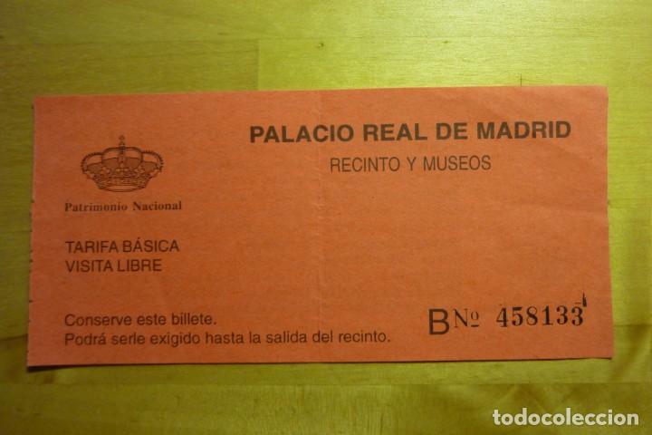 Collectionnisme: Entrada Palacio Real de Madrid Patrimonio Nacional - Turismo Monumentos Arte