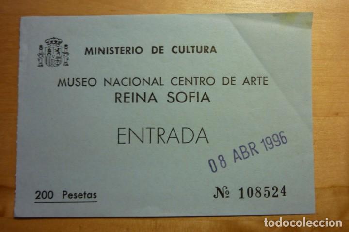 Collectionnisme: Entrada MNCARS Museo Nacional Centro de Arte Reina Sof&iacute;a - Turismo Museos Paseo del Arte