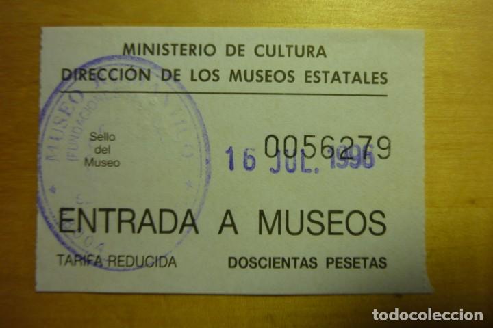 Collectionnisme: Entrada Museos Estatales Ministerio de Cultura - Turismo Monumentos